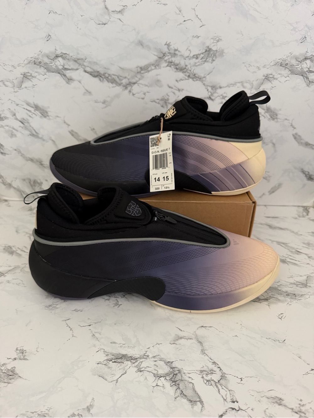 Adidas D.O.N. Issue 7 Pulse Preloved Violet Basketball Shoes JR9503 Men Size 14